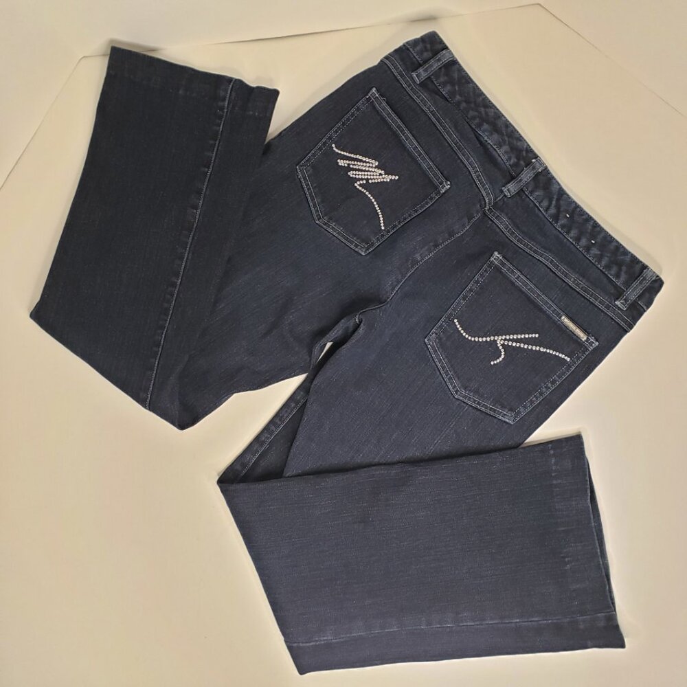Michael Kors Jeans Women's Size 8 Embellished Signature Monogram Initial Studs